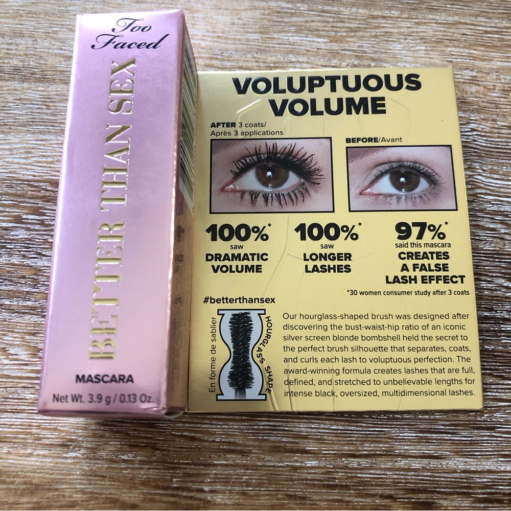 Too Faced Better Than Sex Mascara Deluxe Trial - Picture 2 of 3